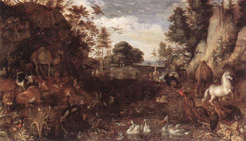 SAVERY, Roelandt The Garden of Eden  af oil painting image